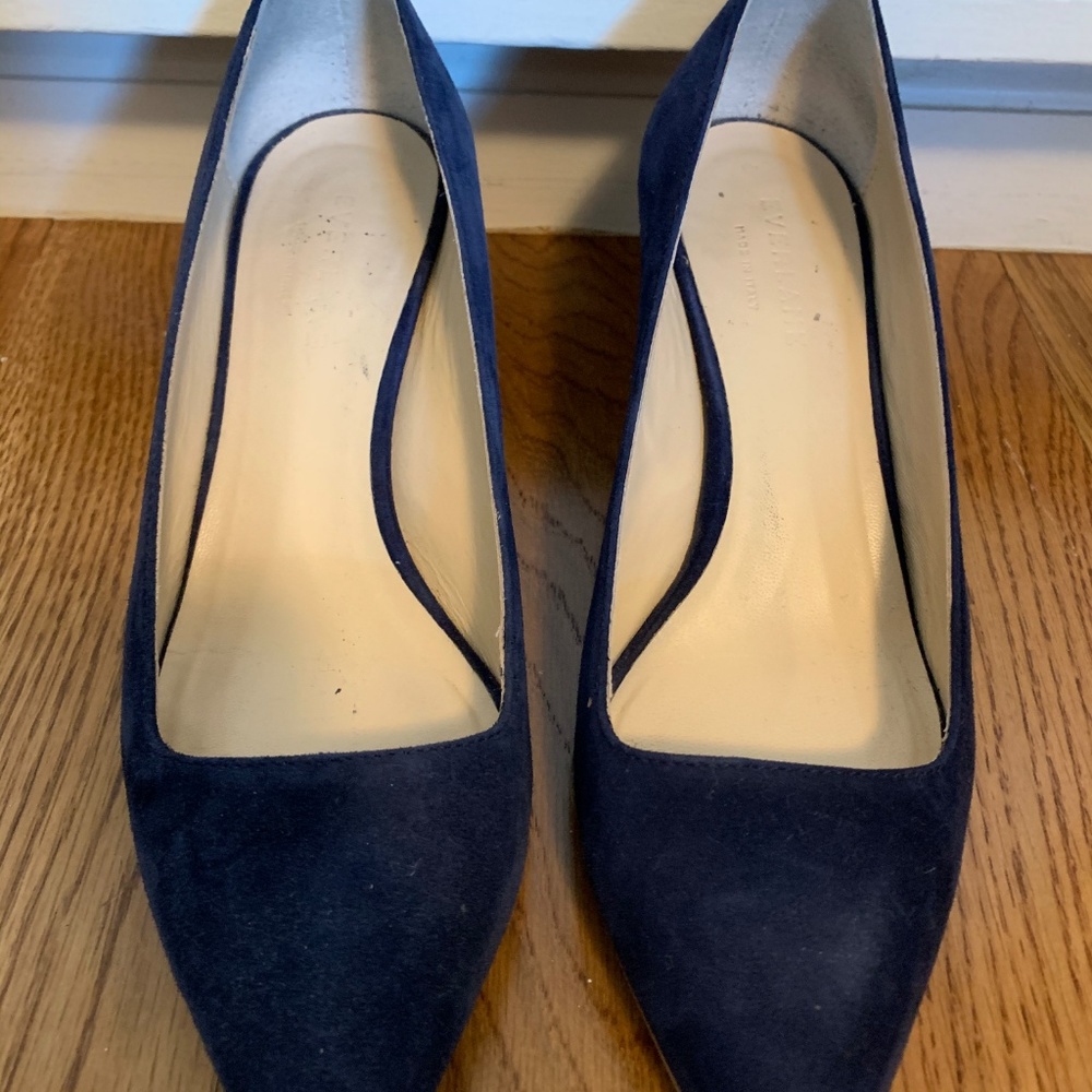 Everlane Editor Heel in Navy
